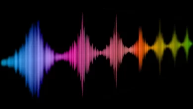 abstract background with sound waves design 1048 13219